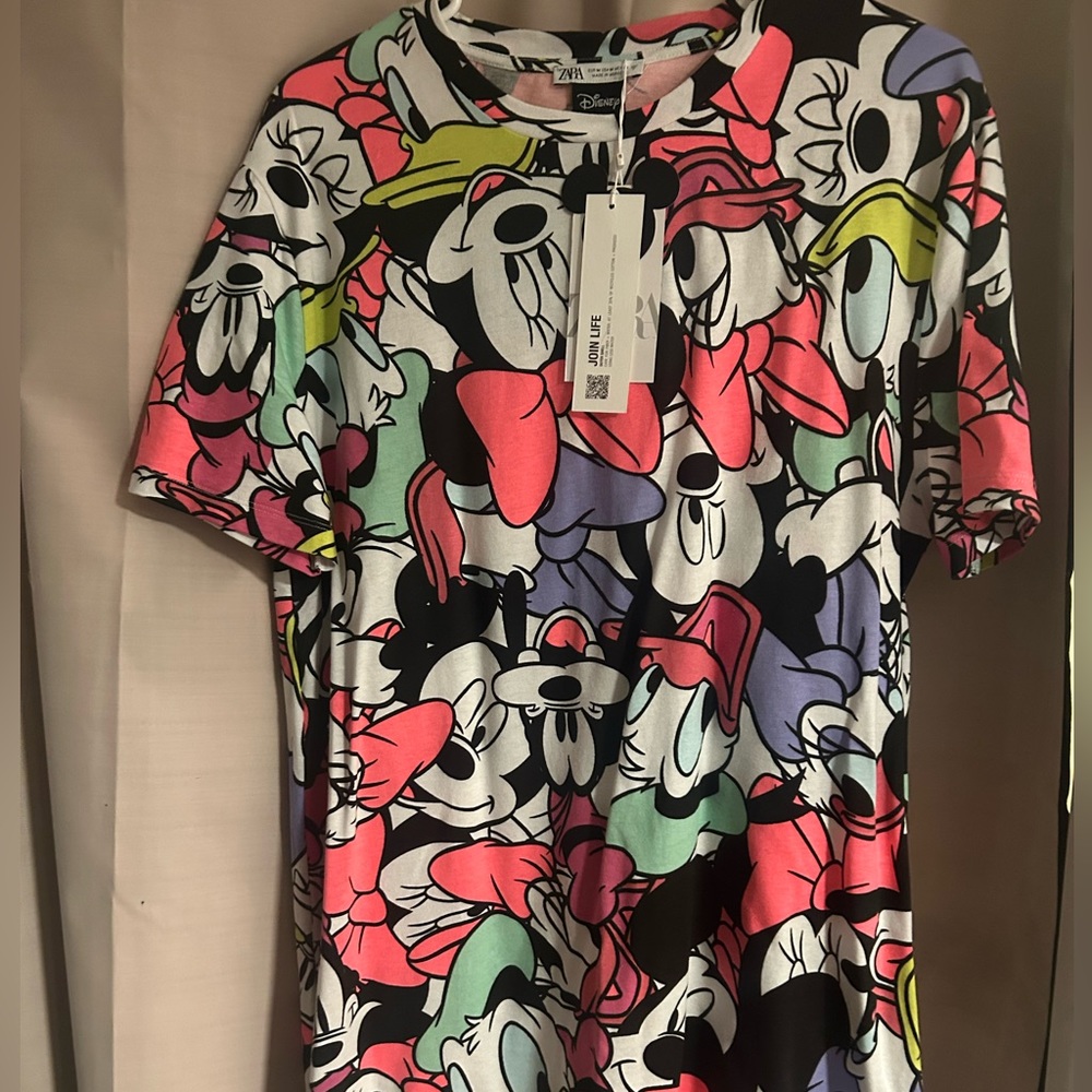 Zara Disney T shirt dress